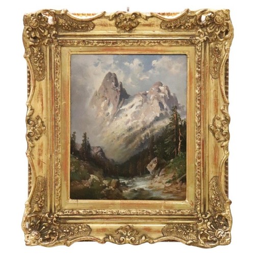 Dipinto olio tavola - olio, su