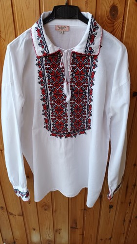 Camicia cotone ricamata - ricamata, a
