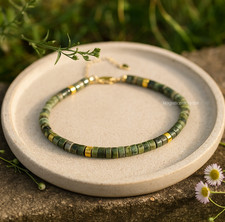 Bracciale kambaba diaspro tubo - diaspro,