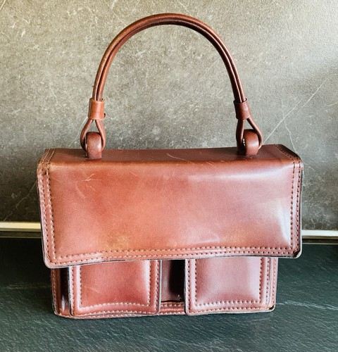 Borsa mano vintage pelle - mano, in