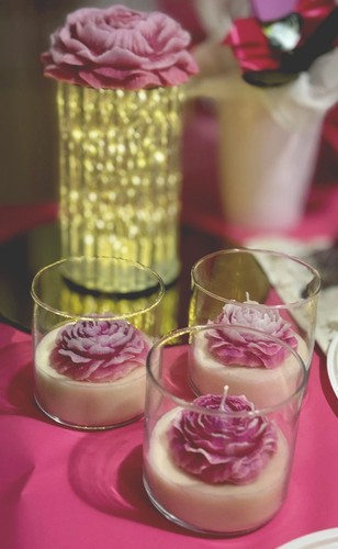 Realizzo candele cera soia - cera,