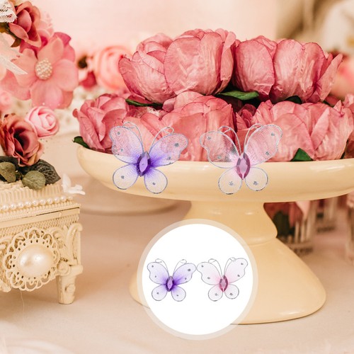 Pcs farfalle organza - di,