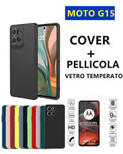 Cover Morbida Custodia Silicone Tpu Opaca pre MOTOROLA MOTO G15