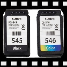 CARTUCCE "ORIGINALI RIGENERATE" CANON PG 545 + CANON  CL 546 COLORE 