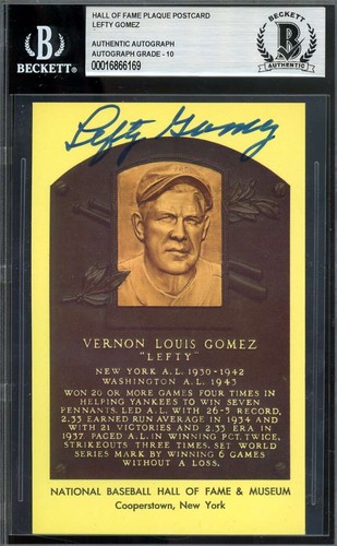 Lefty gomez gem mint - lefty,