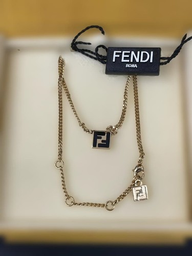 Collana catena oro - , fendi