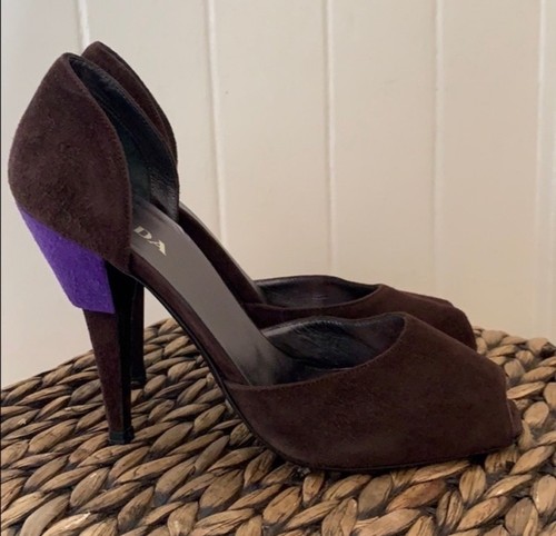 Décolleté prada marrone - prada,