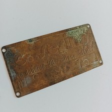 Targa Radiatori C. Sesino