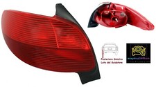 FARO FANALE FANALINO POSTERIORE SX PER PEUGEOT 206 1998 2003 GRUPPO OTTICO STOP