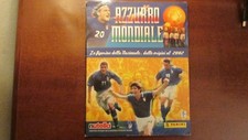 ALBUM AZZURRO MONDIALE CON 22 FIGURINE ATTACCATE. VERSIONE PREZZATA