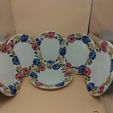 RICHARD GINORI MONDOVÌ ANEMONI 6 PIATTI DESSERT FRUTTA.