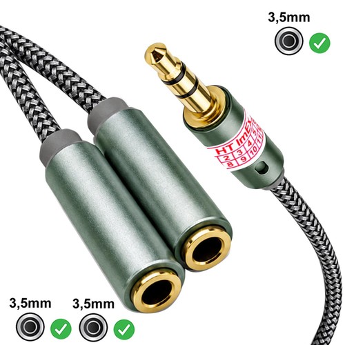 Audio aux splitter - audio, y-splitter