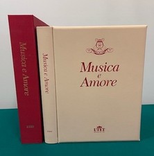 Utet FMR Musica e Amore di Nicola Campo Libro Pregio Facsimile Raro Numerato