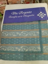 Blu argento tovaglia/copri