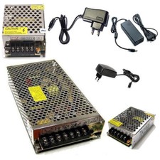 ALIMENTATORE TRASFORMATORE 220V STABILIZZATO 12V 24V TRIMMER PER LED TELECAMERA