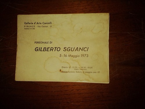 Personale gilberto sguanci - gilberto,