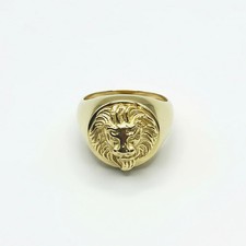 Anello Uomo Testa di Leone in
