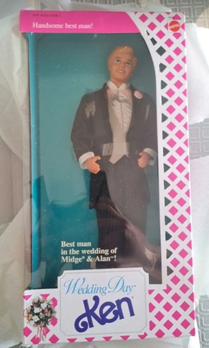 Ken wedding day 1990 mattel - ken,