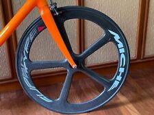 Ruota MICHE Supertype spx5 carbon 3k tubolare pista nero