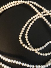 Collana Ad Un Filo Di Perline Di Fiume