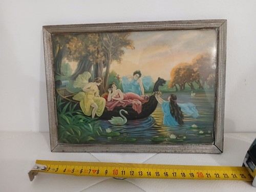 Stampa antica quadro ninfe - quadro,