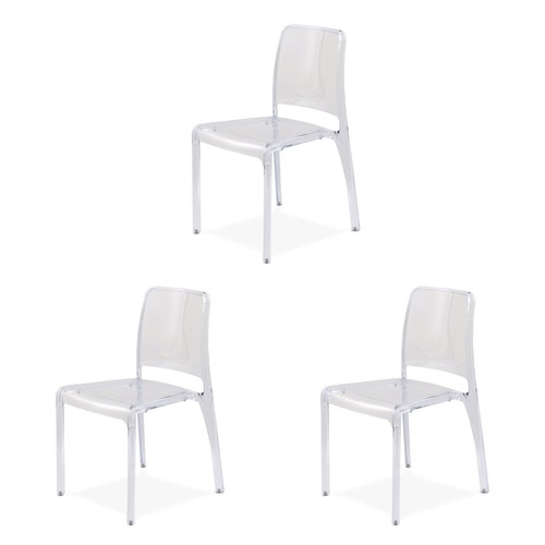Sedia andromeda policarbonato - sedia,