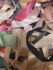 Lotto Stock 400gr Nastri Di Raso Nuovi E Da Riciclo Hobby Creativi 