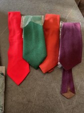 4 CRAVATTE UOMO  - STOCK -