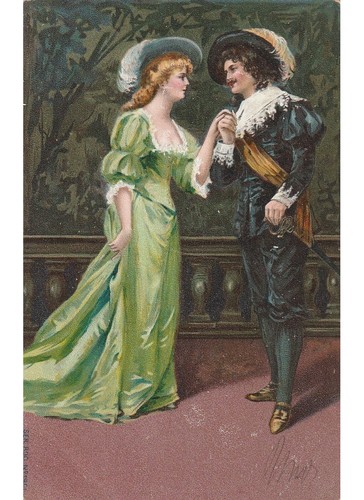 1903 antica cartolina primi - antica,