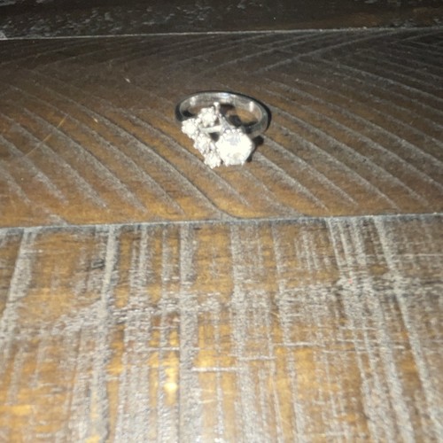 Silver tone clear crystal - clear,
