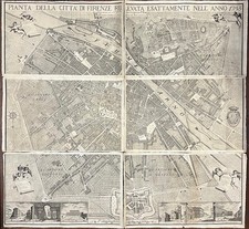 Pianta della città di Firenze