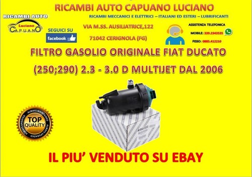 Filtro gasolio originale - filtro, fiat