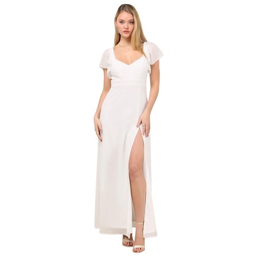 Maxi abito bianco lulus simply - abito,