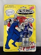 Portachiavi Suono PEPSIMAN PEPSI 1998 Blu Giapponese NUOVO SU SCHEDA!