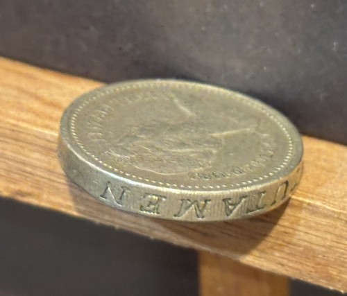 1983 raro errore - one, pound