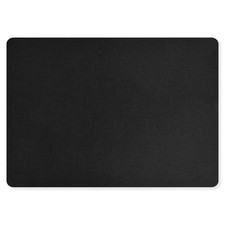 Tappetino Antimicrobico per Mouse Nero Pc Notebook 22x18 Cm Mousepad Antiscivolo