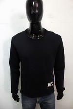 North Sails Felpa Uomo Taglia S Maglietta Nera Sweatshirt Maglia Invernale Logo