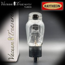5AS4 5U4G ( U52 ) RAYTHEON Black Plates Square Getter Tested Tube Rectifier