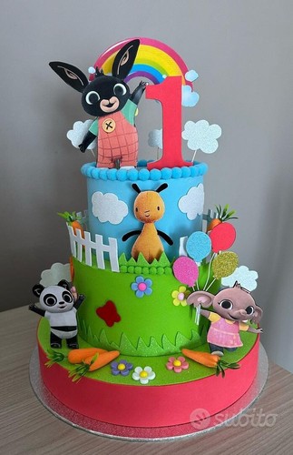 Torta scenografica bing - torta,