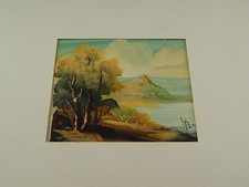 PAESAGGIO DIPINTO FIRMATO SU