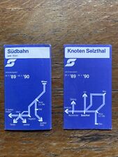 Orari E Tratte Dei Treni Austriaci- 1989/‘90