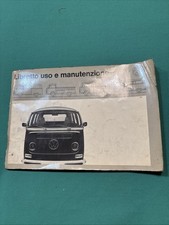 Volkswagen T2 Frecce Basse Uso E Manutenzione 1970