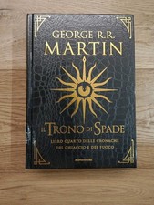 George Martin,  IL TRONO DI SPADE libro quarto - Mondadori Deluxe Pelle di Drago