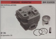 CILINDRO COMPLETO PISTONE DECESPUGLIATORE ZENOAH KOMATSU G 35 L Ø 36