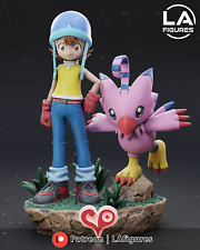 Statua Sora and Biyomon (Digimon) - 187 mm - stampa 3D fan art