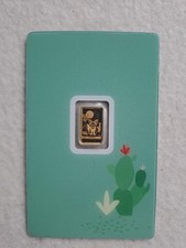 Lingotto d'oro PAMP 1g - Fennec - Volpe del deserto - con pellicola protettiva - n. 409