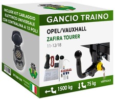 Gancio Verticale Estraibile