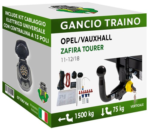 Gancio verticale estraibile - verticale,