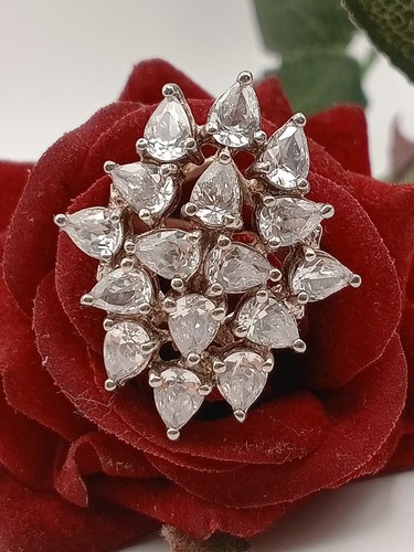 Anello vintage cluster ring