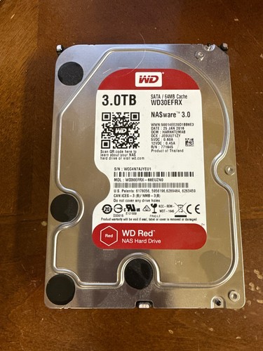Red 3tb wd30efrx - nas, 3,5"